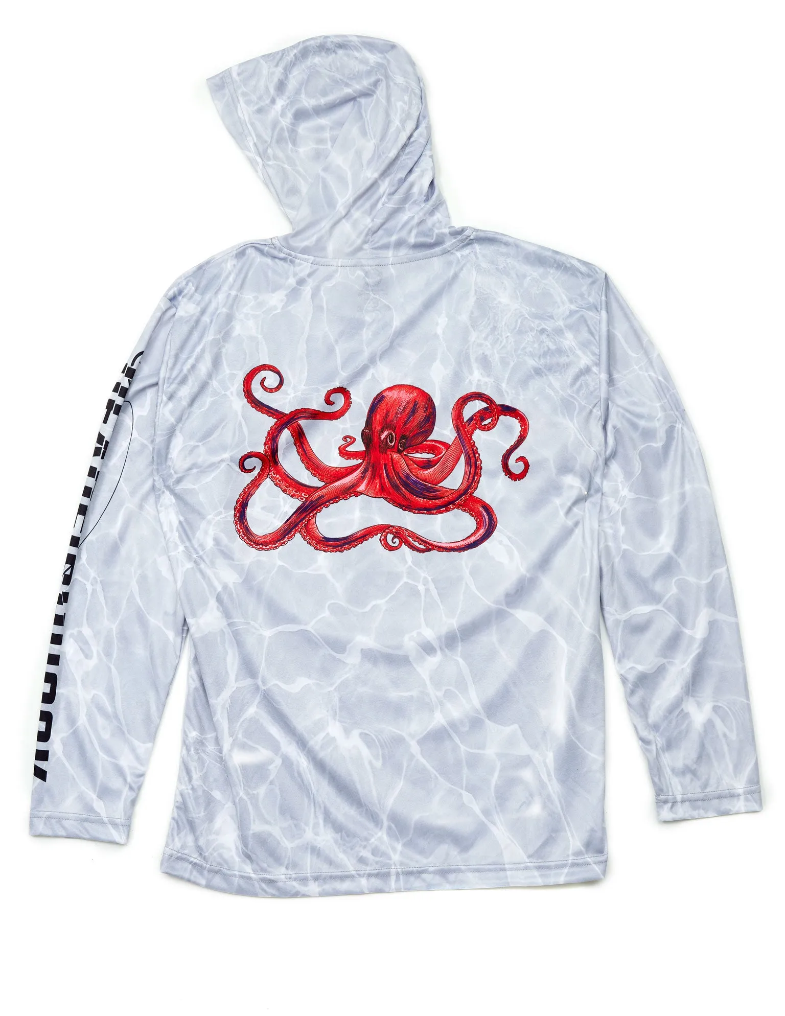 Dead Fish Hook Red Octopus Performance long sleeve