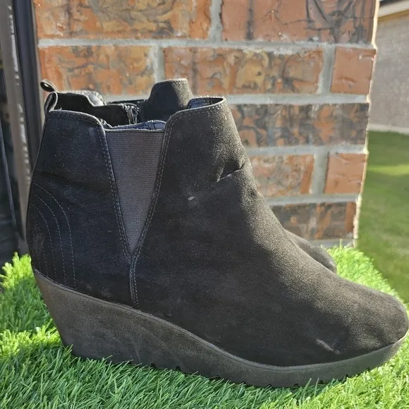 DexFlex Comfort Selma Women's Comfort Wedge Ankle Boots, Women's Size 13W