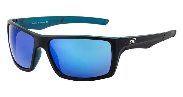 Dirty Dog Primp Satin Black / Blue Crystal Polarised
