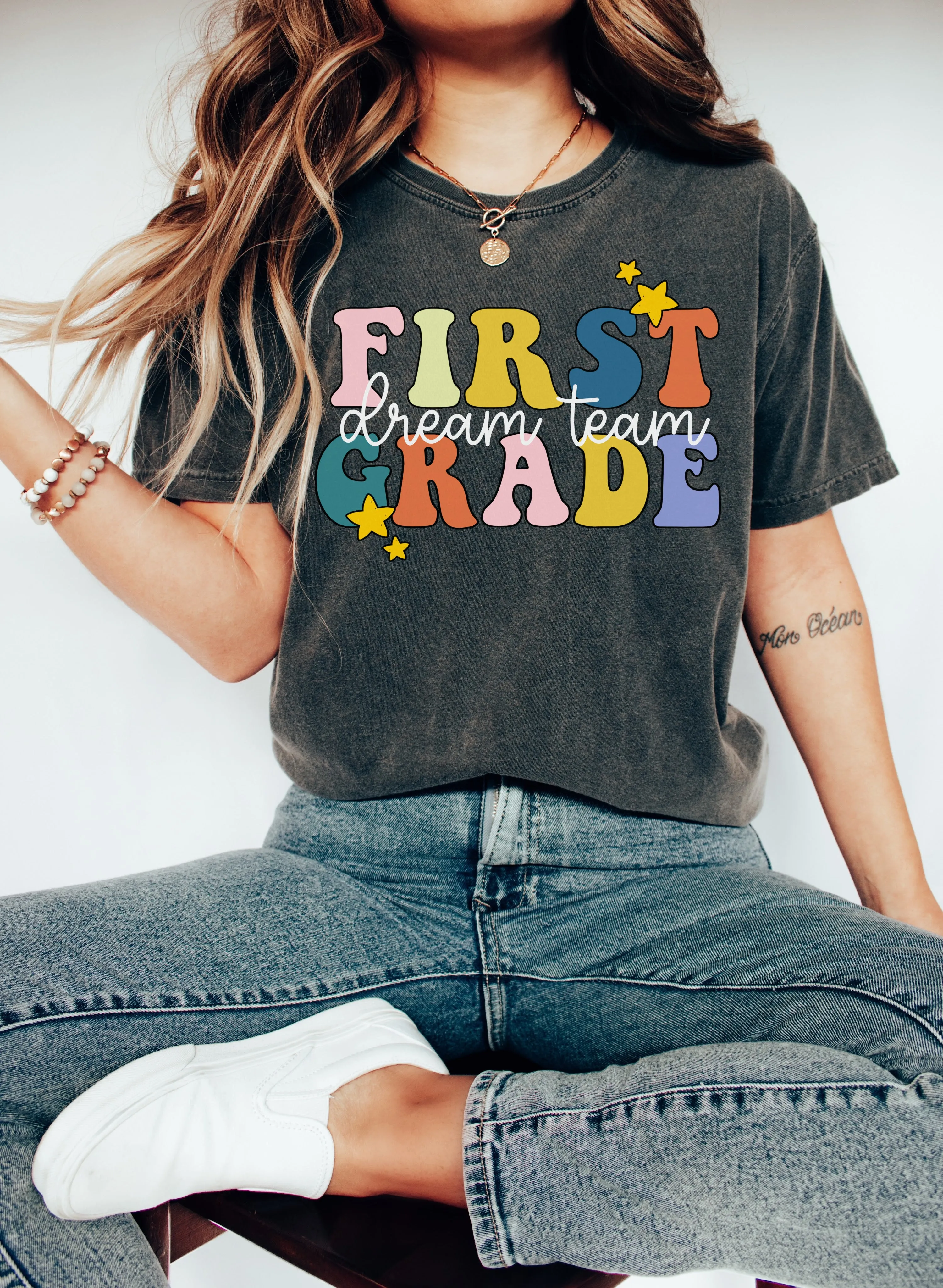 Dream Team Teachers Shirt/ Comfort Colors Back To School Shirts / All Grades Available/