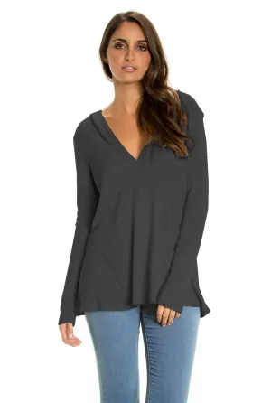 Elan Women's Lightweight Tunic Top Hoodie