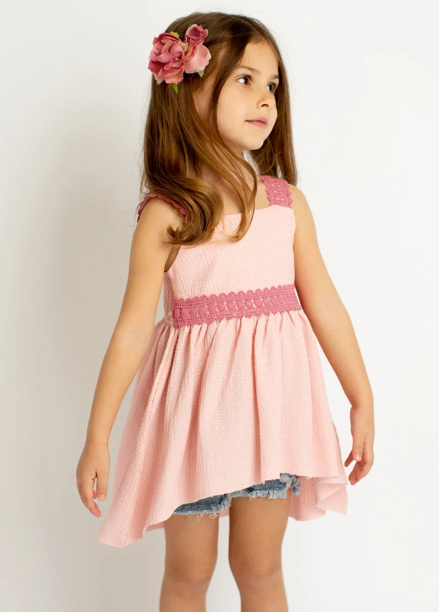 Elmina Top in Blush