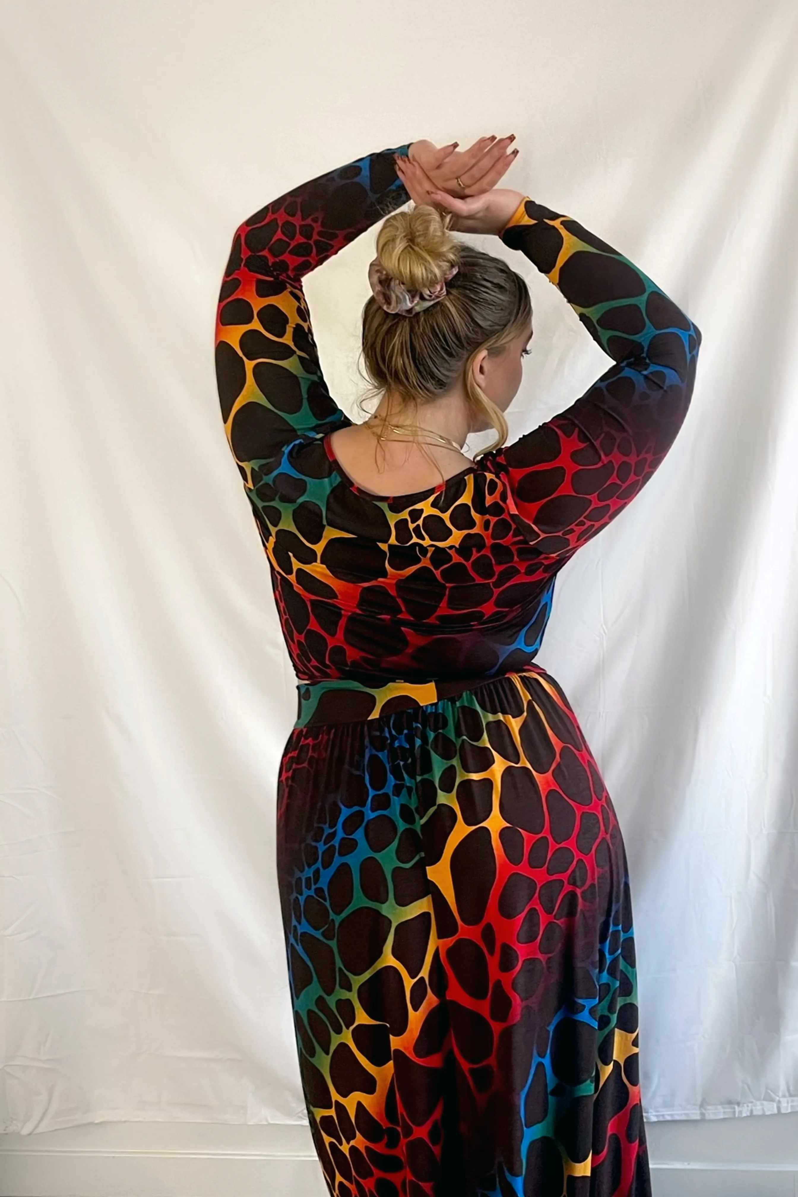 Emma Surplice Wrap Around Long Sleeve Top