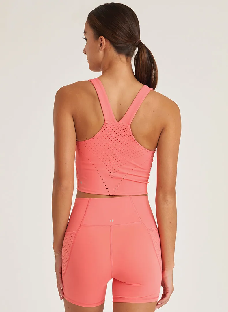 Endure Perforated Bra Tank - FINAL SALE