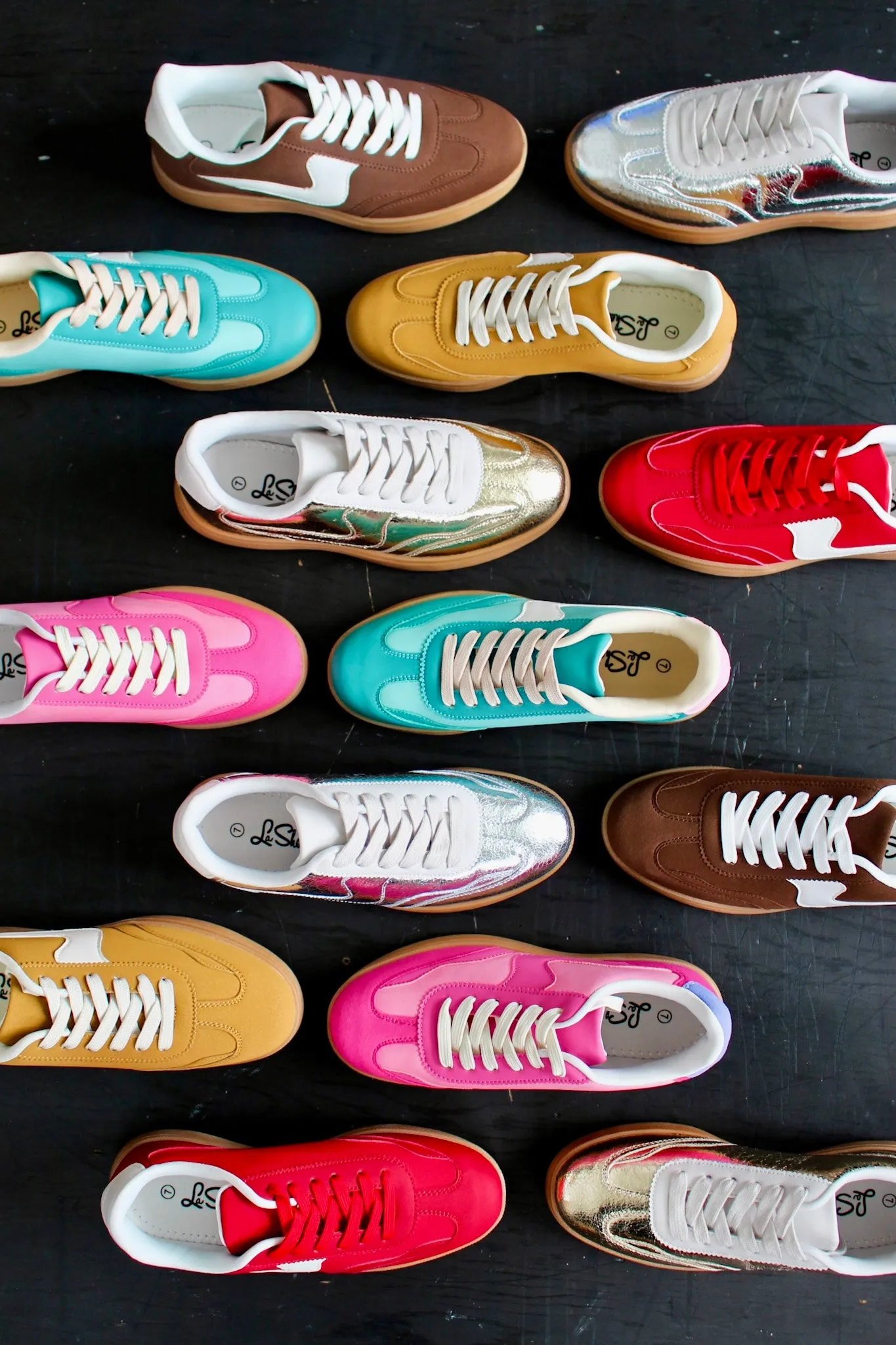 Everyday Kicks Modern Sneaker • Teal/Pink