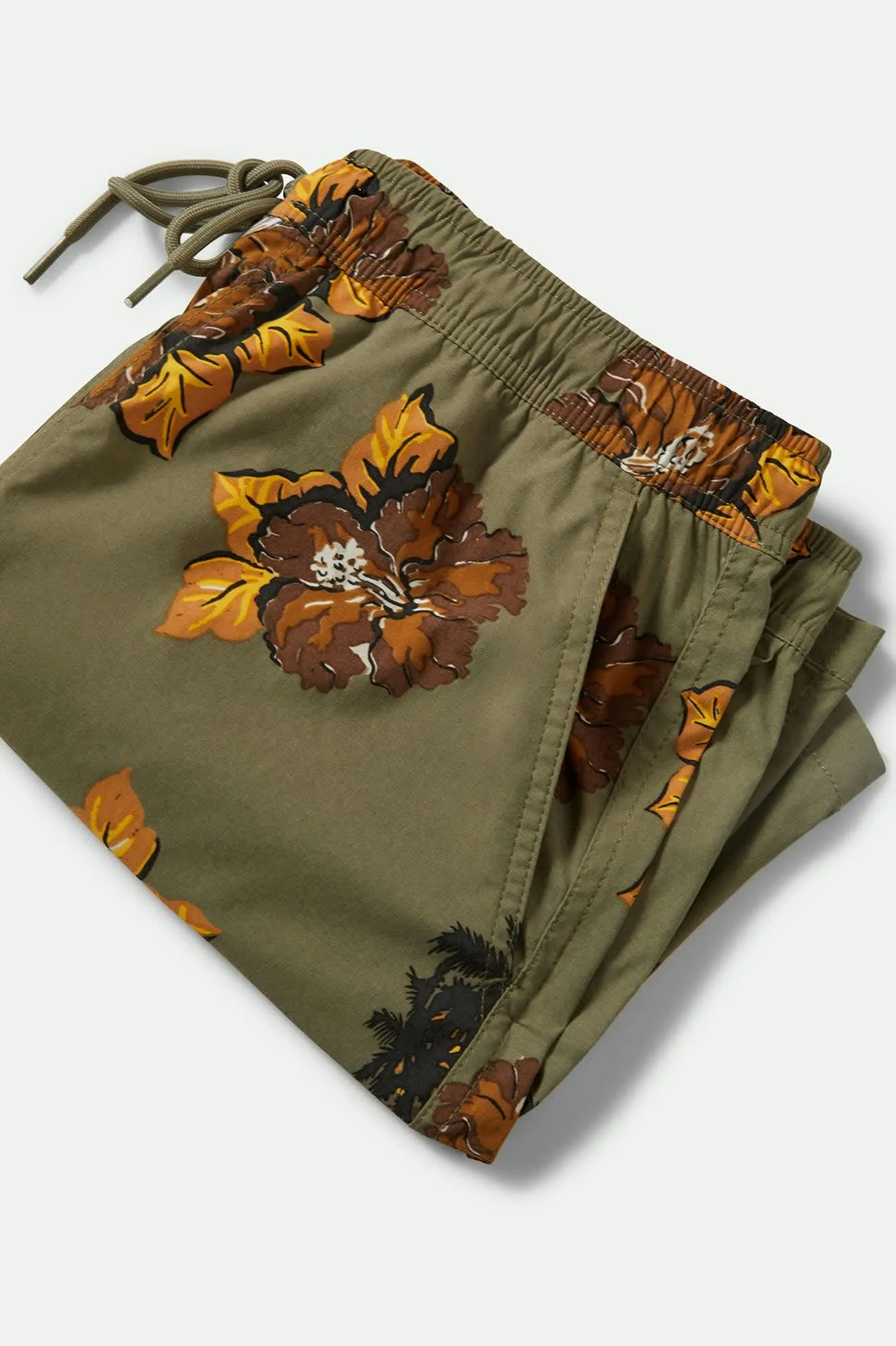 Everyday Stretch Hybrid Short 7" - Olive Surplus Floral