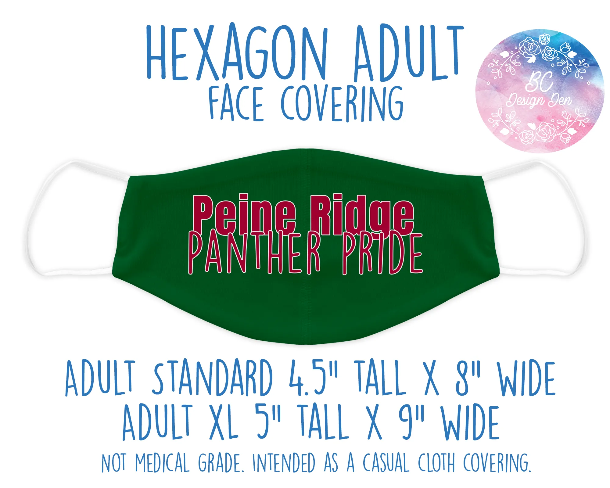 Face Covering Peine Ridge Panther Pride