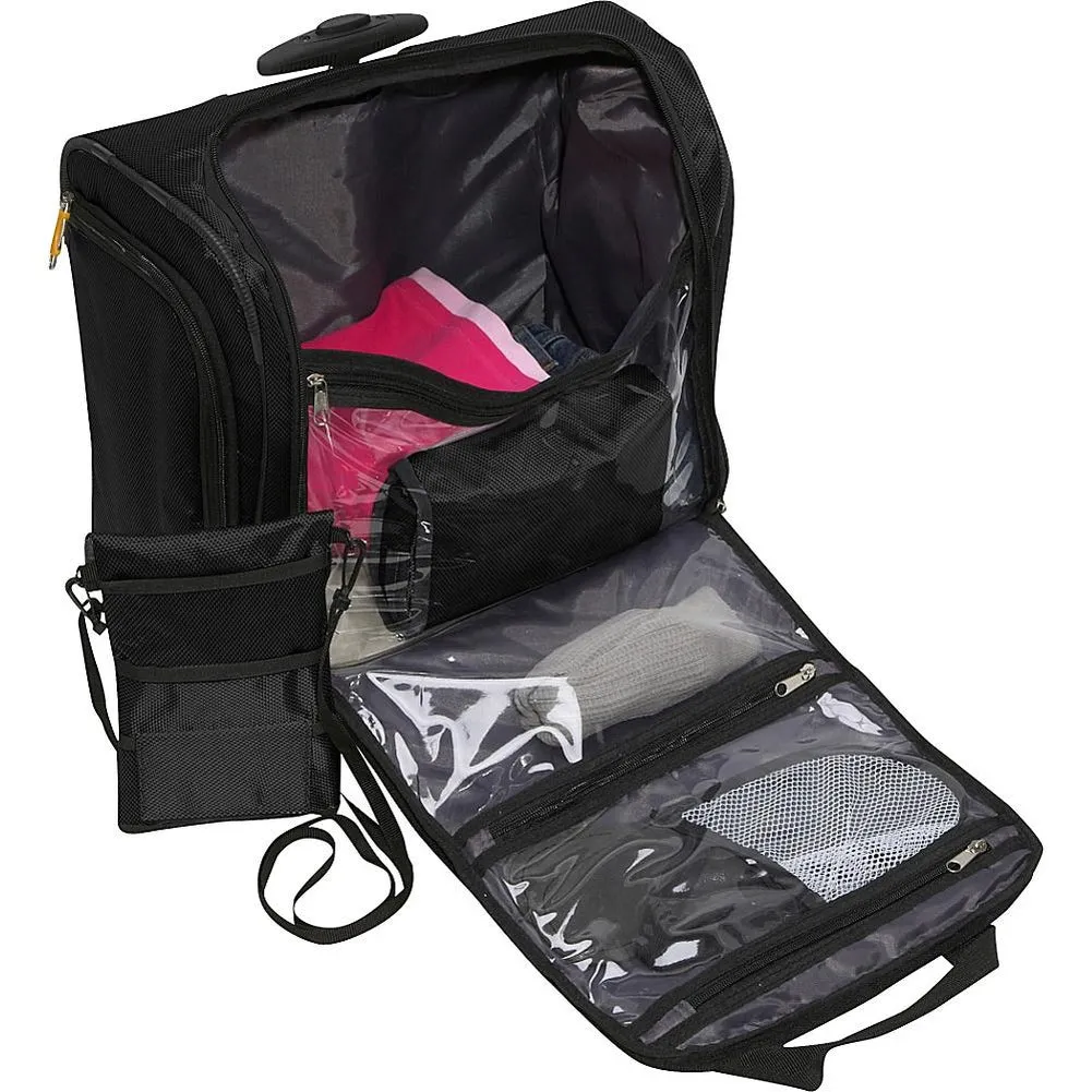 famous wheeled under seat cabin bag 16" - exclusive 3 colors soft side carry-on