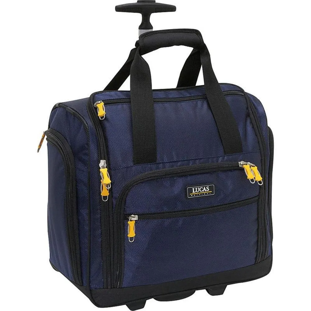 famous wheeled under seat cabin bag 16" - exclusive 3 colors soft side carry-on