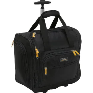 famous wheeled under seat cabin bag 16" - exclusive 3 colors soft side carry-on