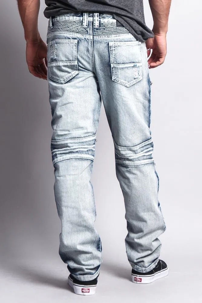 Fashionable Biker Slim Jeans