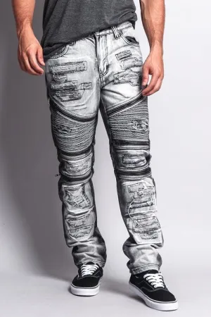 Fashionable Biker Slim Jeans
