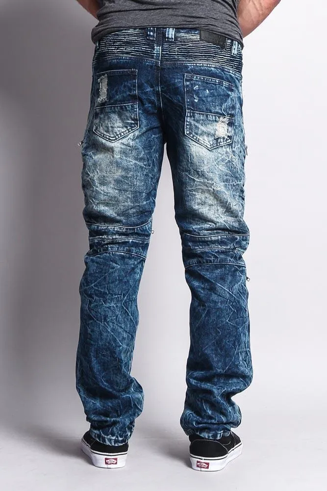 Fashionable Biker Slim Jeans