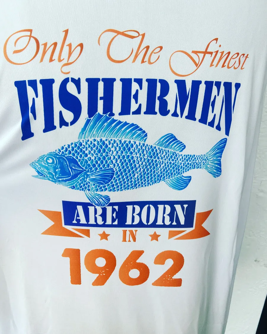 Fishing Long Sleeve Tee Shirts Dri fit with SPF Personalized