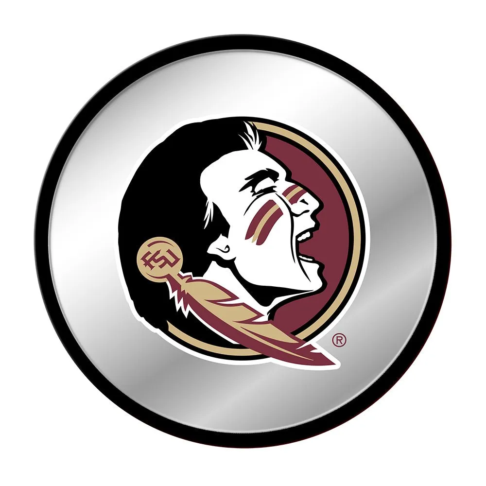 Florida State Seminoles: Modern Disc Mirrored Wall Sign