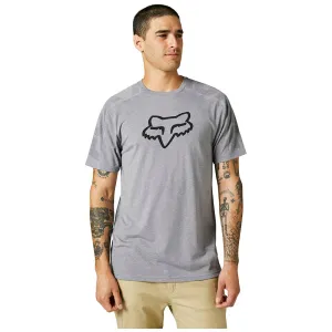 Fox Dvide Ss Tech Tee - Heather Graphite