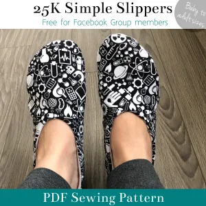 Free 25K Simple Slippers!