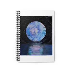 Full Moon Reflection Spiral Notebook - Ruled Line