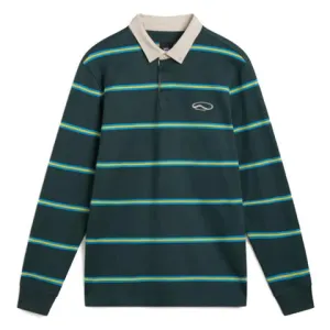 Gatewood Rugby Shirt / Stripe Green Gables
