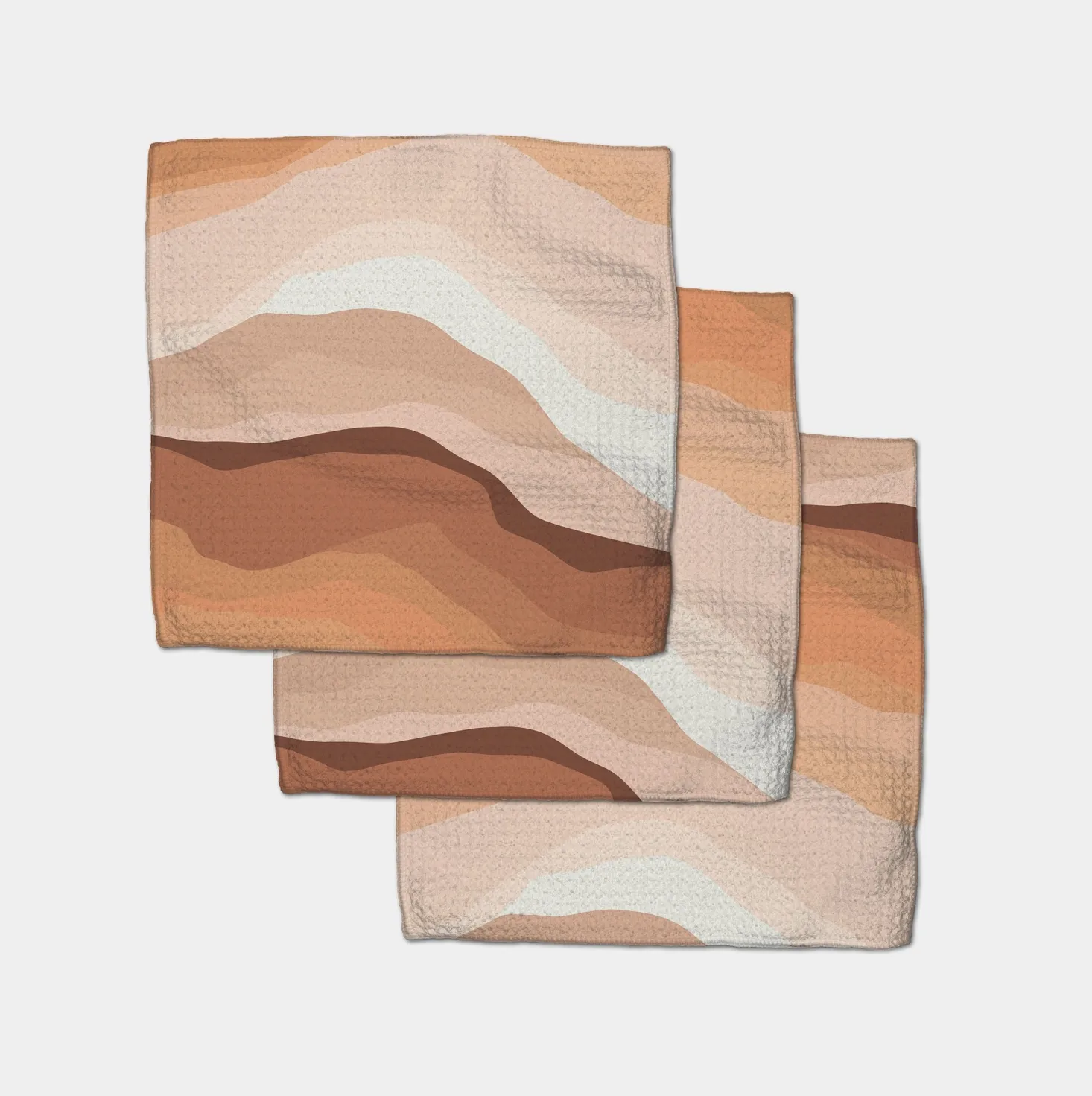 geometry dishcloth set of 3 | 15 styles