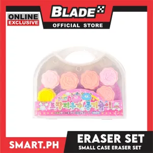 Gifts Eraser Set with Case KH0802 (Assorted Colors)