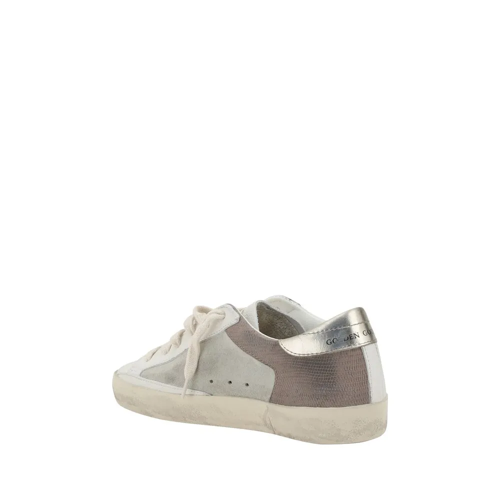 Golden Goose Super Star Women Ivory Sneakers Leather Low Top Flat Trainer Shoes