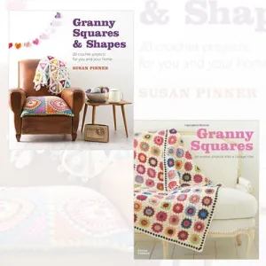 Granny Squares Collection 2 Books Bundle (Granny Squares and Shapes: 20 Crochet Projects for You and Your Home , Granny Squares)
