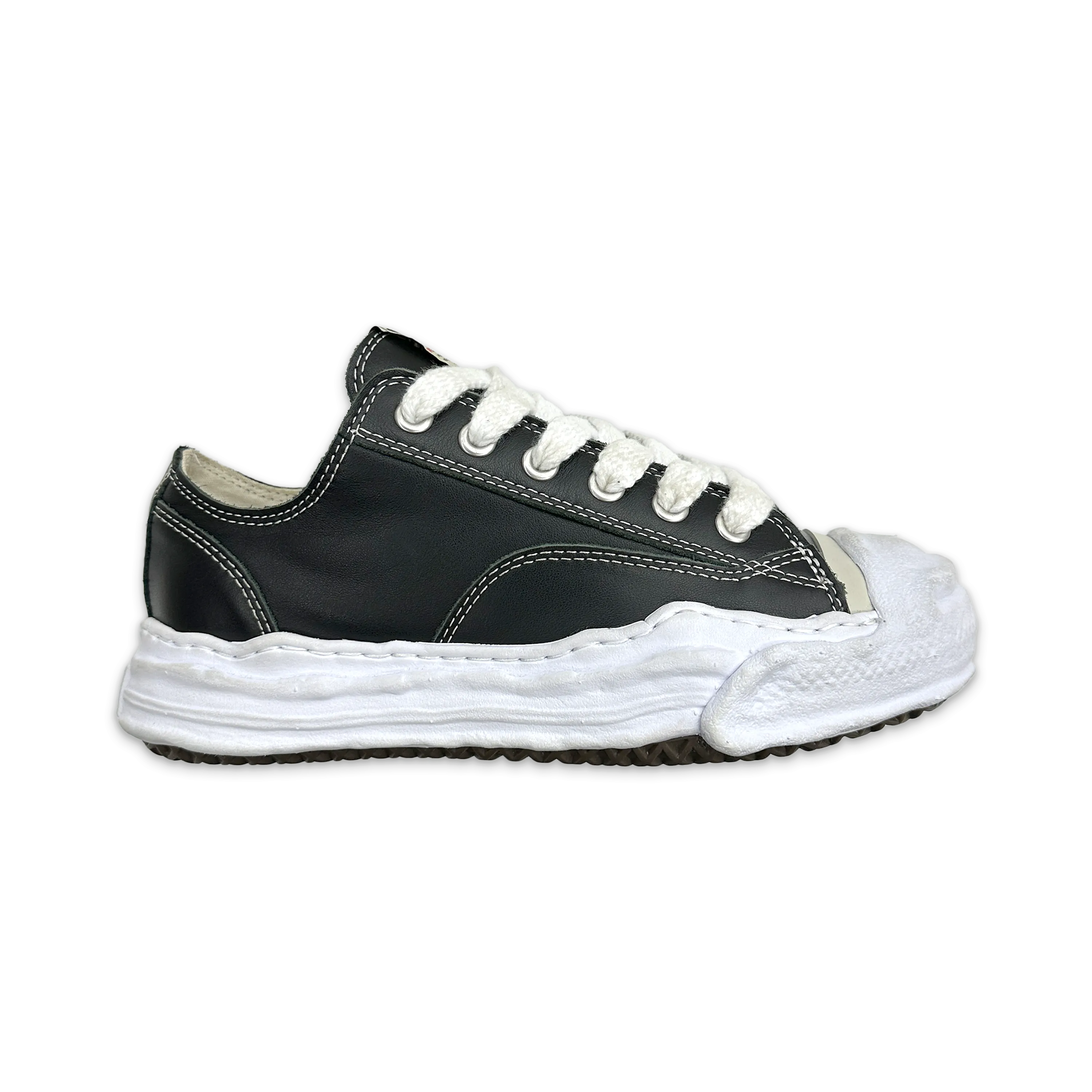 Hank Leather Low Top "Black"