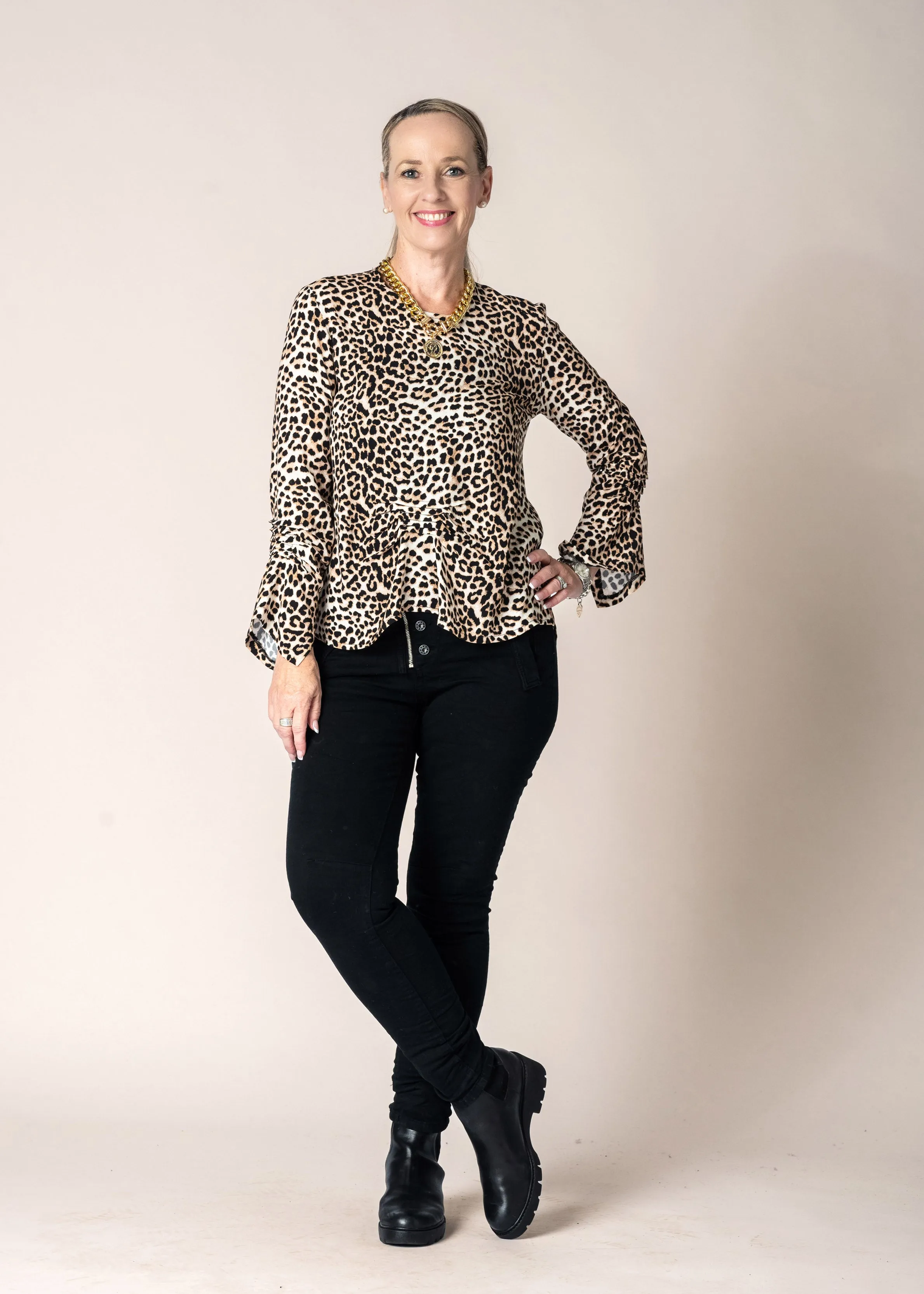 Heather Top in Mocha