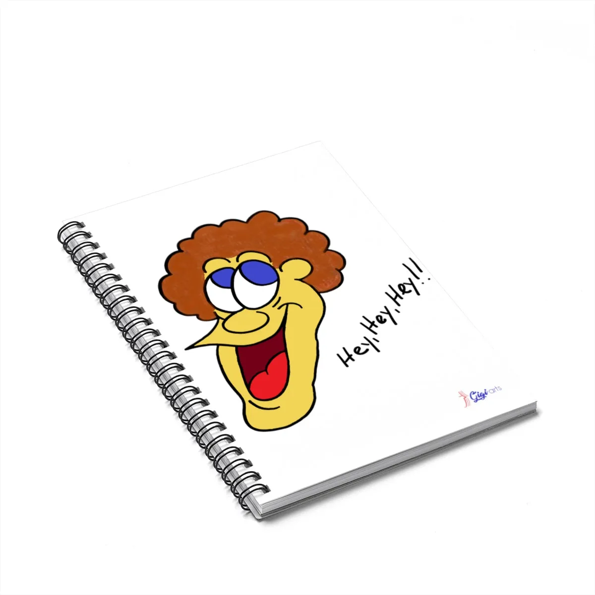 Hey, Hey, Hey!! Spiral Notebook - Ruled Line