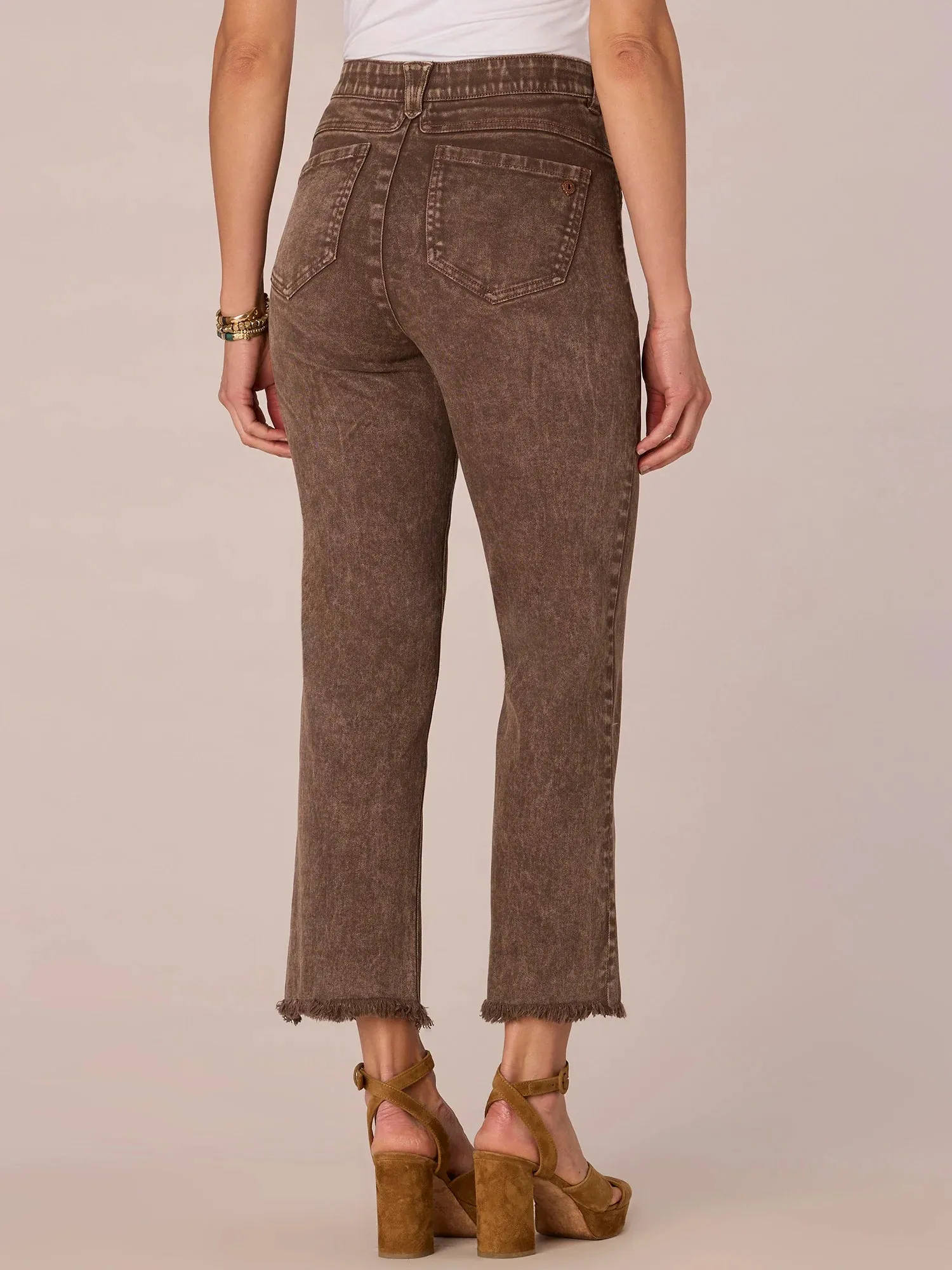 High Rise Boyfriend Jean - Washed Mocha FINAL SALE