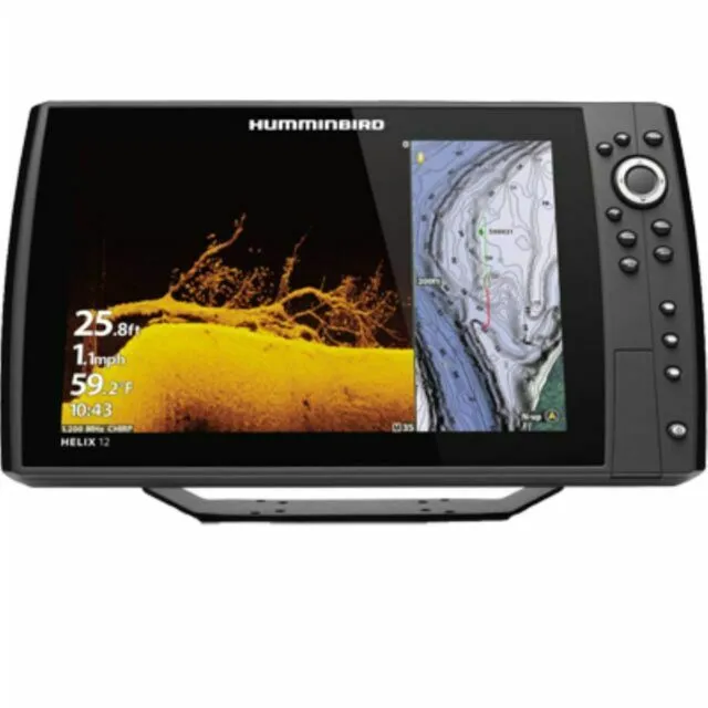 Humminbird Helix 12 Gen 3 G3N MDI  GPS Chartplotter Sonar Sounder Fishfinder 104592