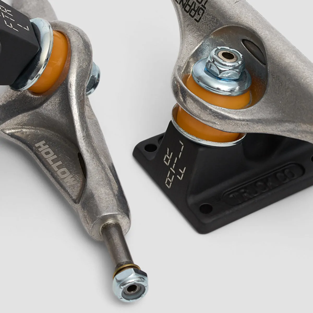 Independent Stage 11 144 Hollow Grant Taylor Barcode Skateboard Trucks 1 Pair Silver/Black- 8.25"