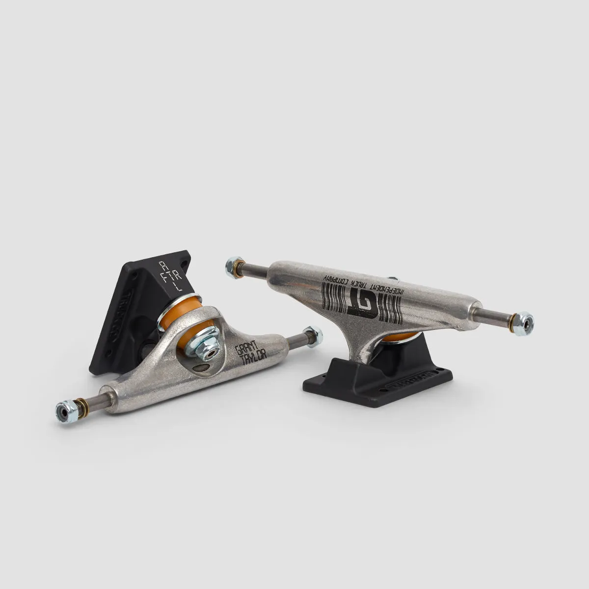 Independent Stage 11 144 Hollow Grant Taylor Barcode Skateboard Trucks 1 Pair Silver/Black- 8.25"
