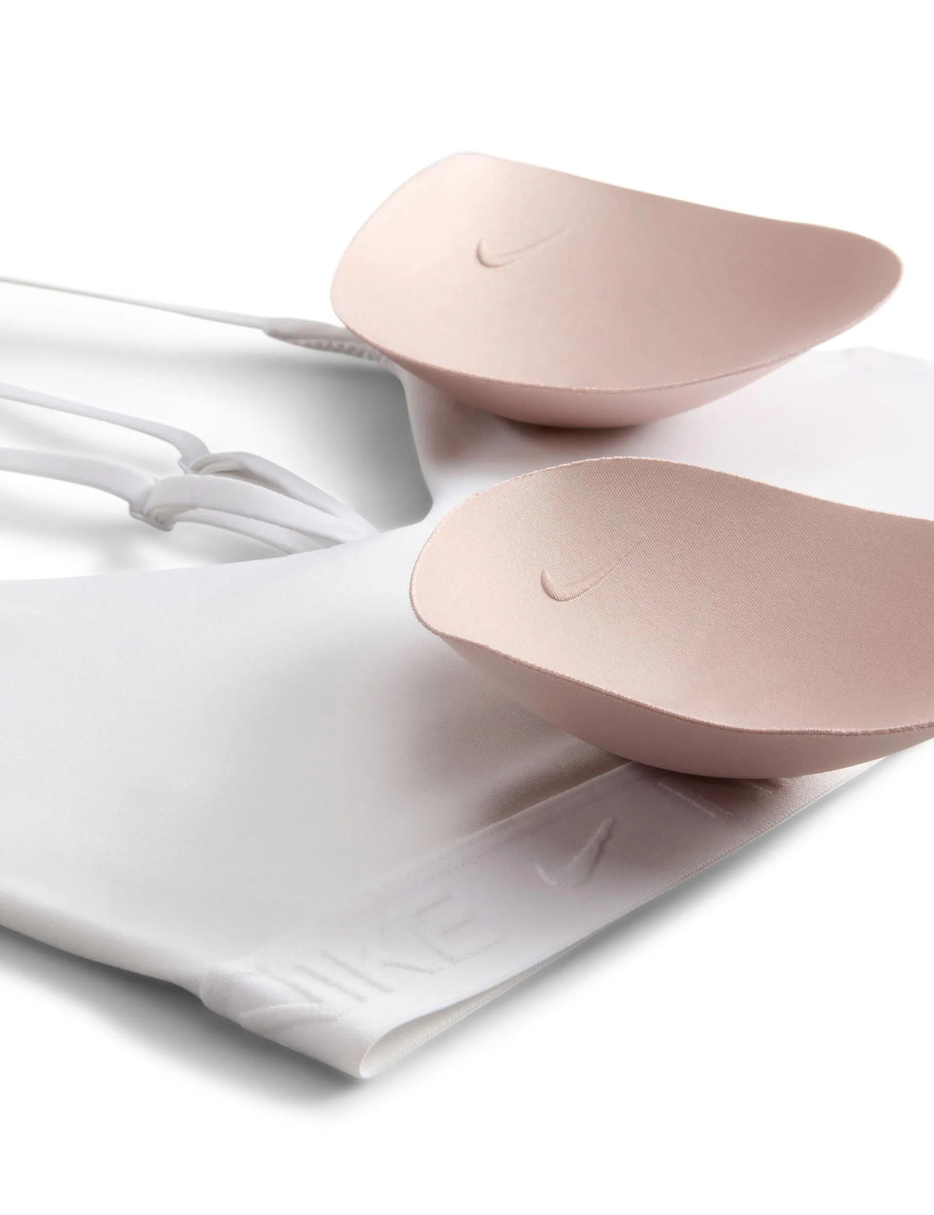 Indy Light Support Sports Bra - White/Stone Mauve