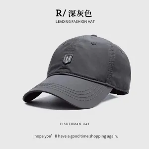 INSTOCK-Quick-drying hat large head baseball cap