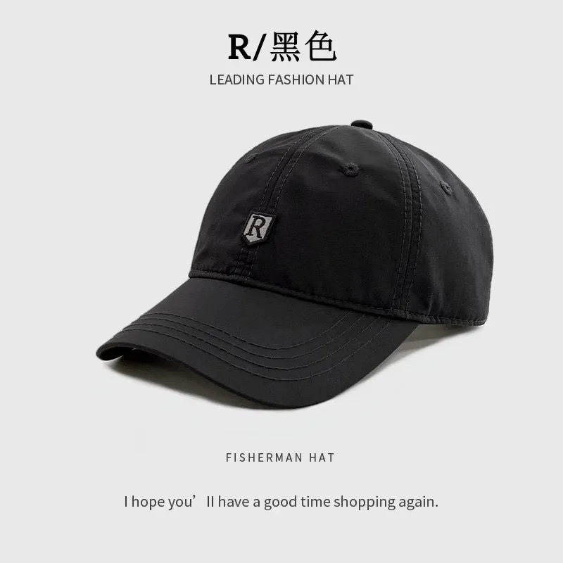 INSTOCK-Quick-drying hat large head baseball cap