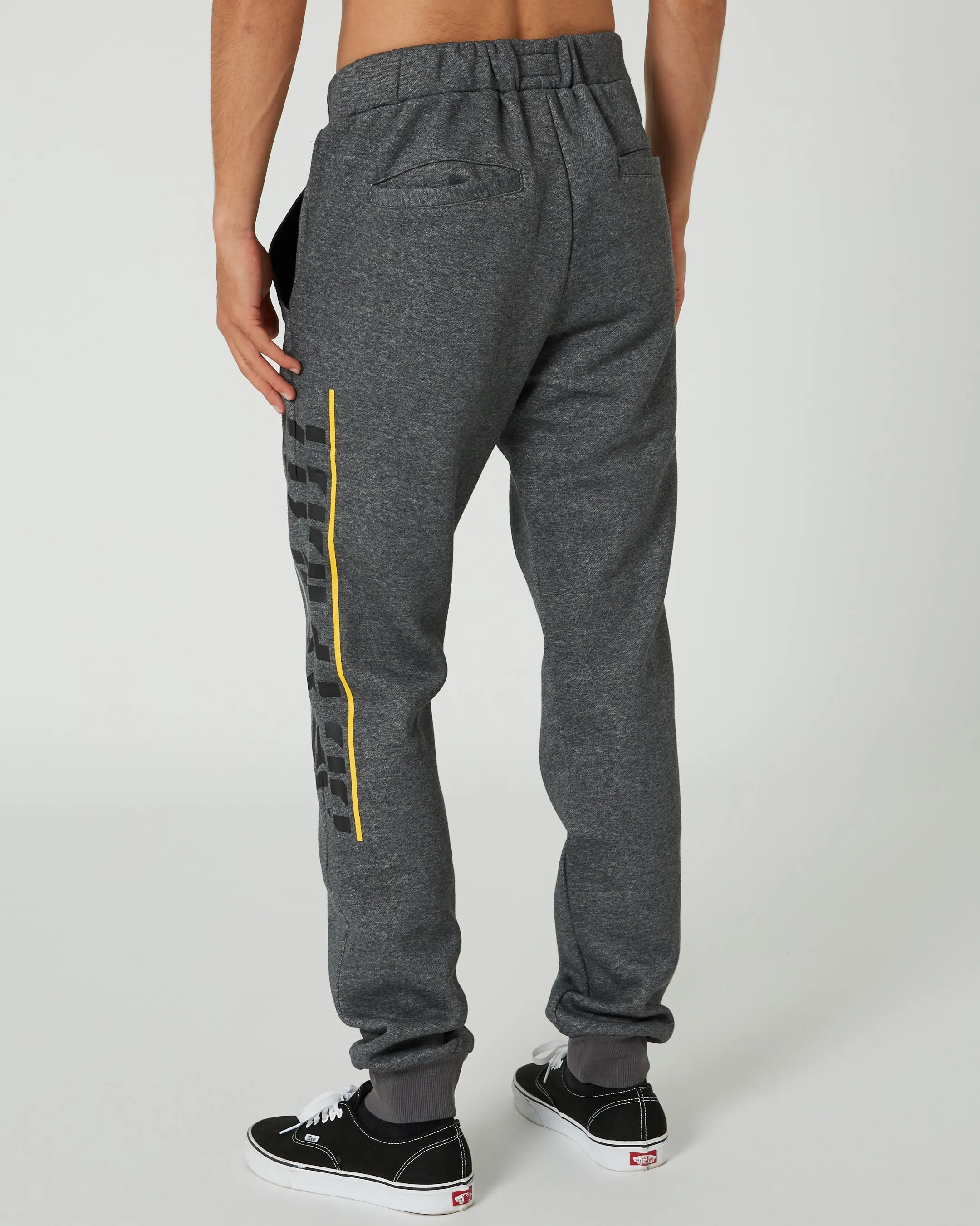 Jetpilot United Mens Trackpant - Charcoal