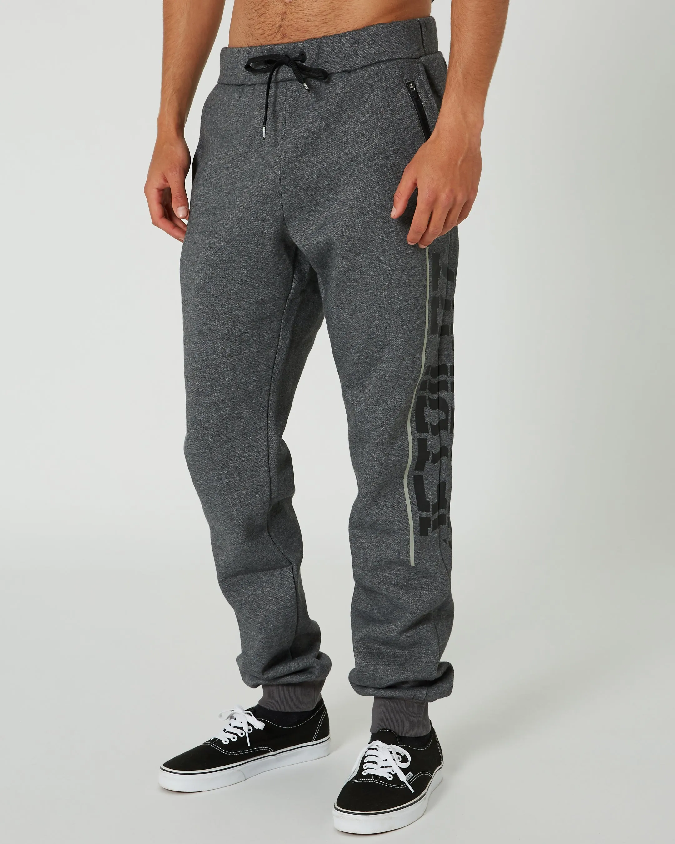 Jetpilot United Mens Trackpant - Charcoal