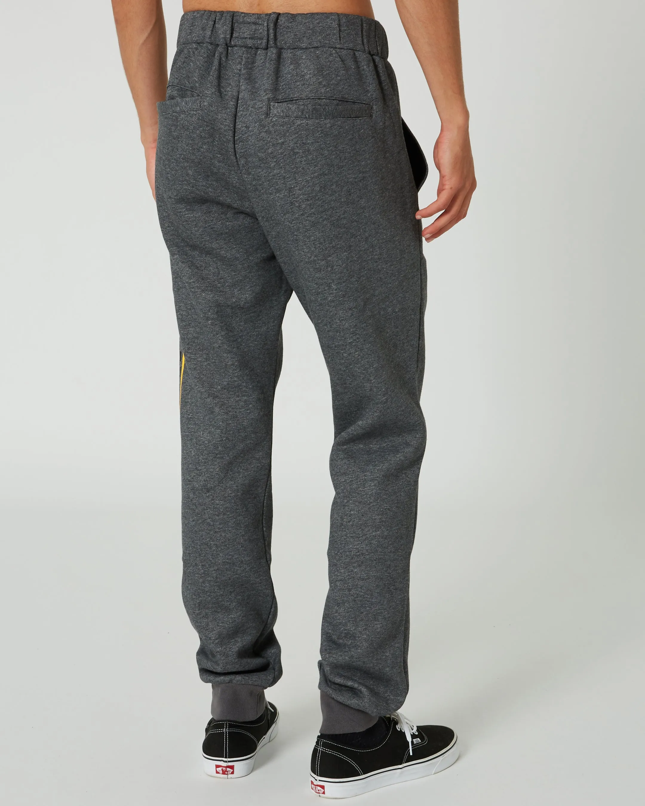 Jetpilot United Mens Trackpant - Charcoal