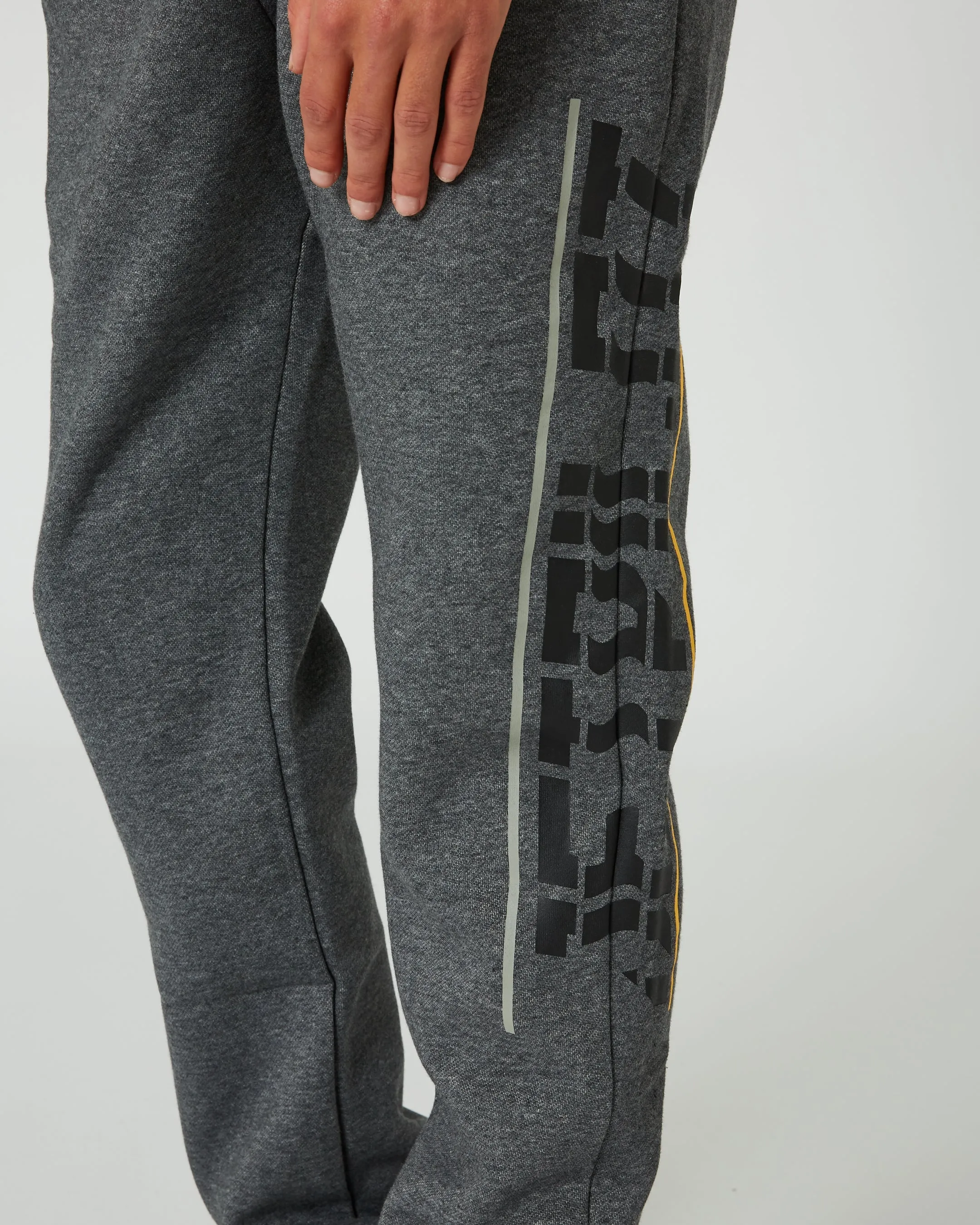 Jetpilot United Mens Trackpant - Charcoal