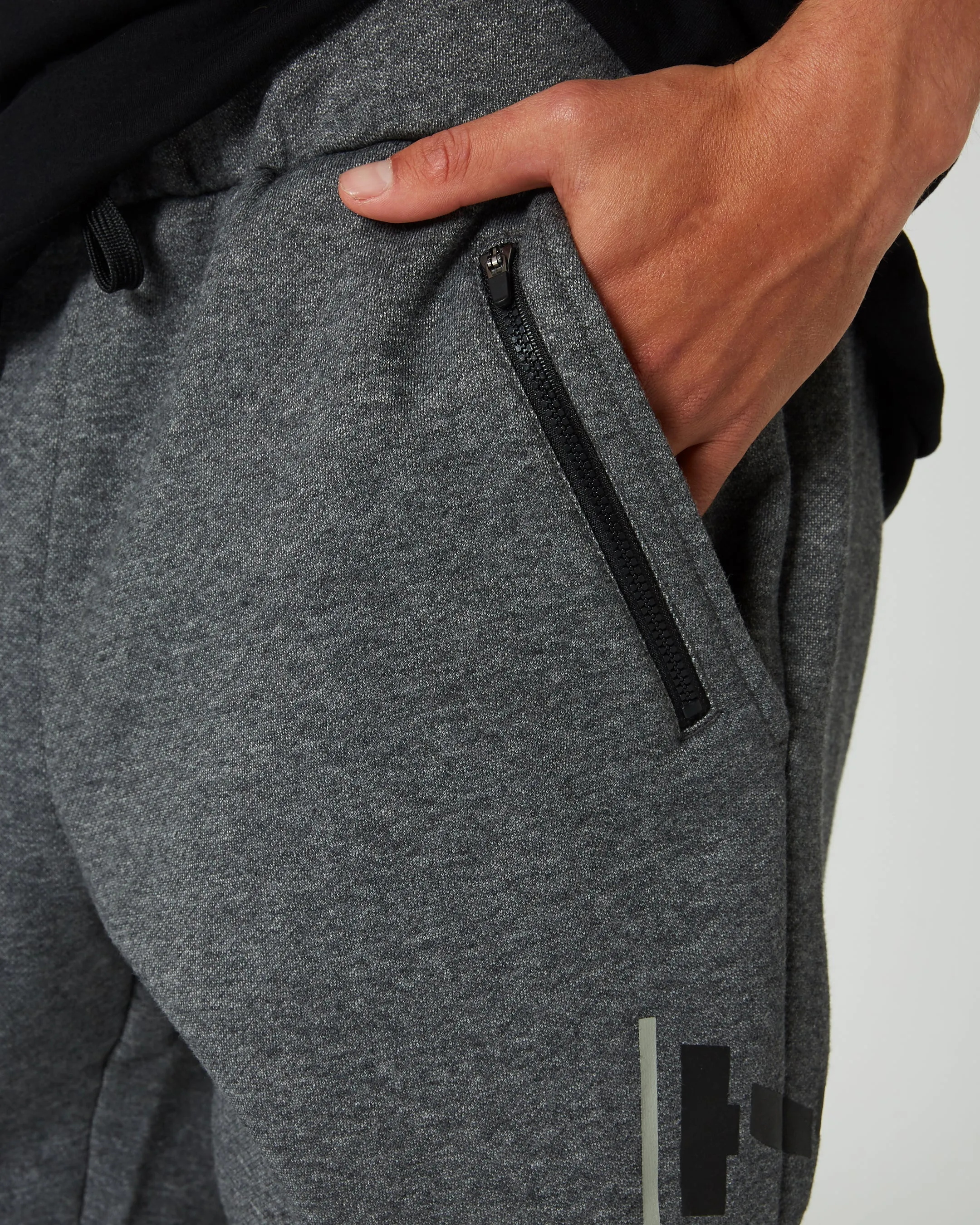 Jetpilot United Mens Trackpant - Charcoal