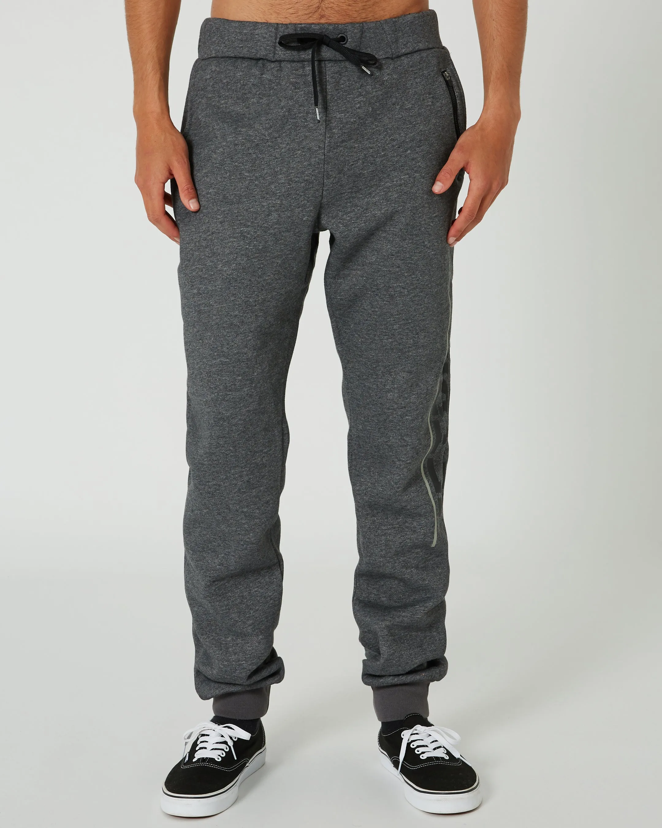 Jetpilot United Mens Trackpant - Charcoal