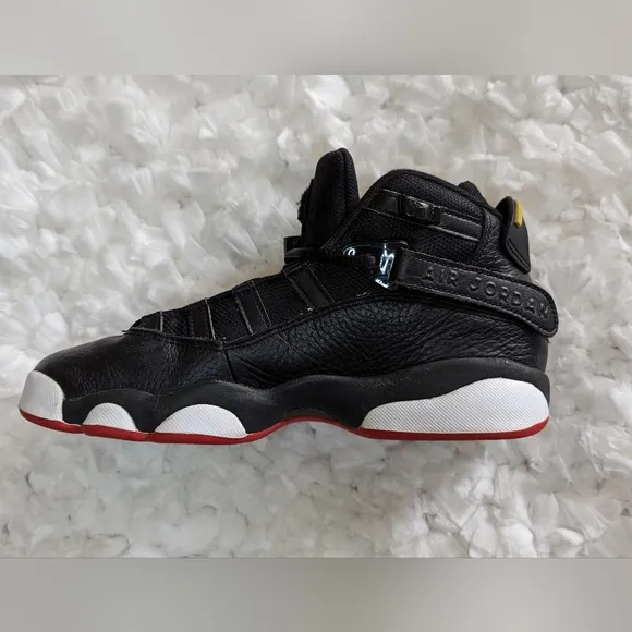 Jordan 6 rings &quot;His Airness&quot; GS Basketball Sneaker Shoes Size 5.5 Y