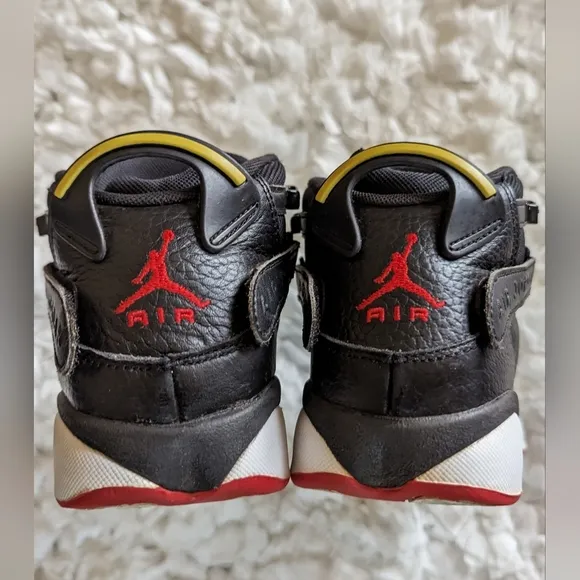 Jordan 6 rings &quot;His Airness&quot; GS Basketball Sneaker Shoes Size 5.5 Y