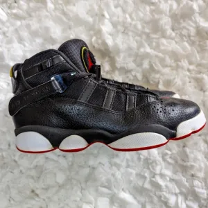 Jordan 6 rings &quot;His Airness&quot; GS Basketball Sneaker Shoes Size 5.5 Y