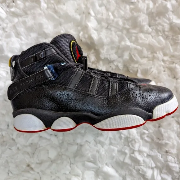 Jordan 6 rings &quot;His Airness&quot; GS Basketball Sneaker Shoes Size 5.5 Y