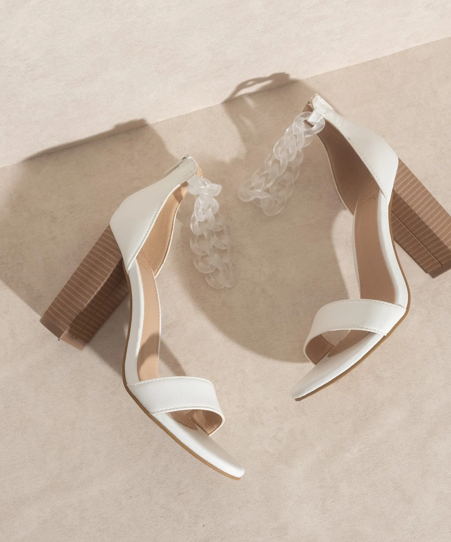 Josie - Ankle Chain Heel - FINAL SALE