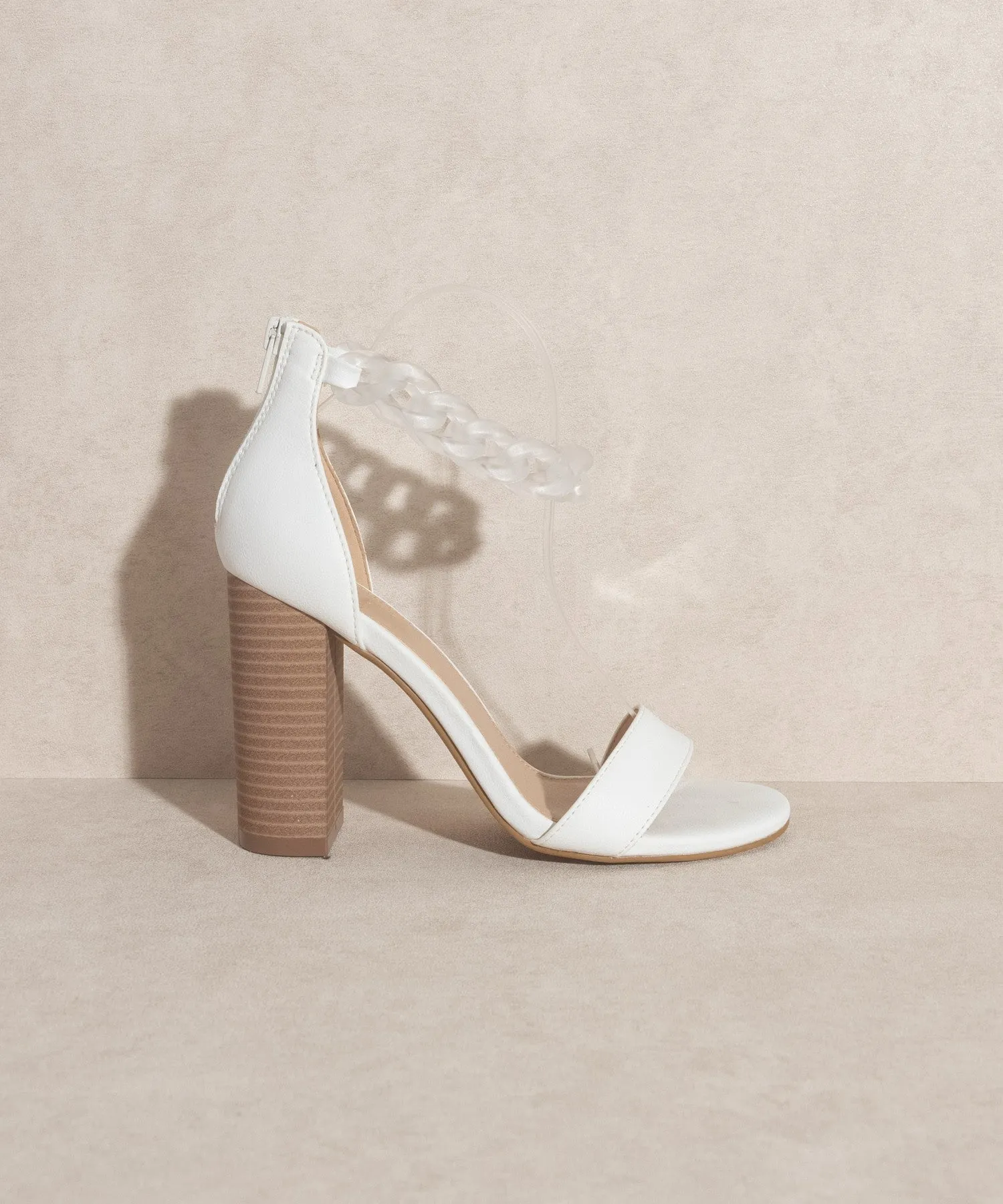 Josie - Ankle Chain Heel - FINAL SALE
