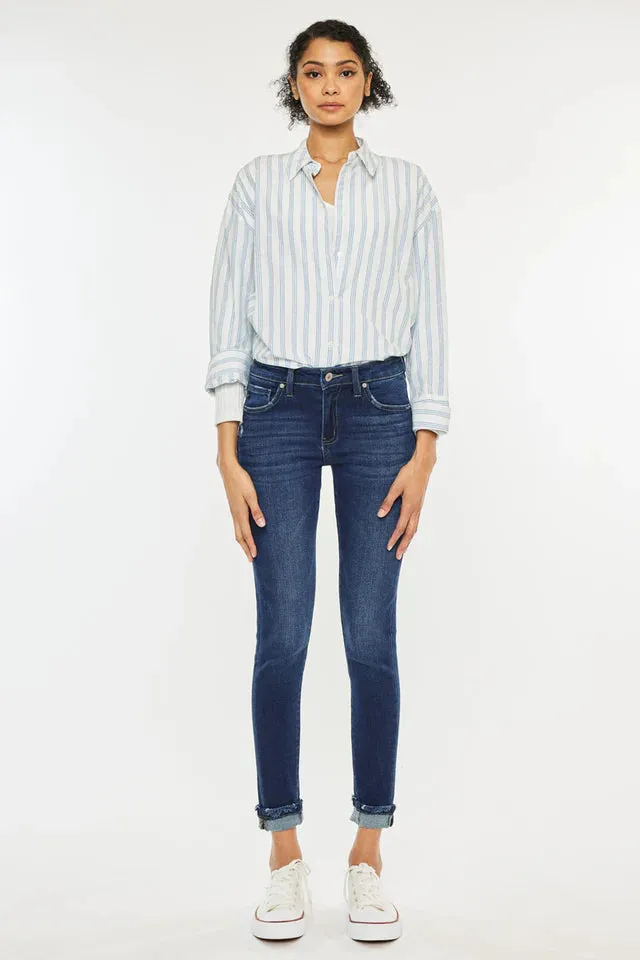 Kennedy Mid Rise Ankle Skinny Jeans